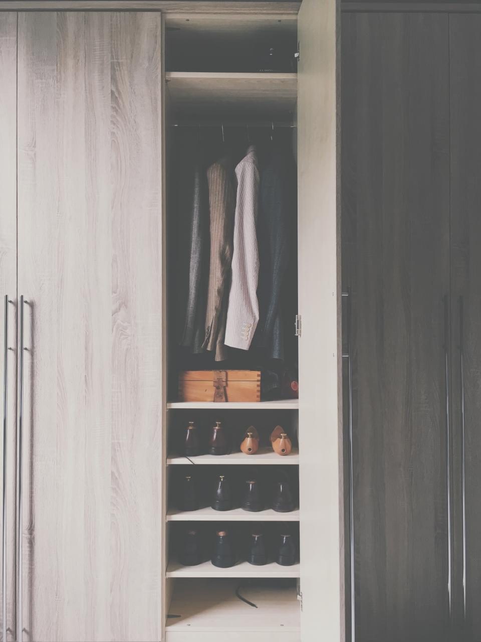 Illustrative photograph of wardrobe Closet